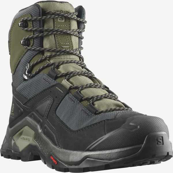 Ботинки QUEST ELEMENT GTX (RU 43.5 UK 10 USm 10.5 СМ 28; black/deep lichen green/olive night)
